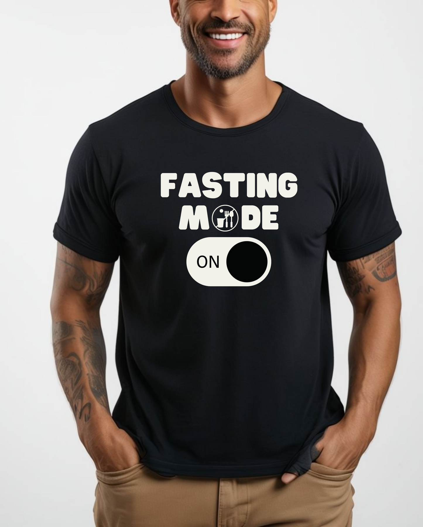 Fasting Mode On - Unisex Heavy Cotton Tee