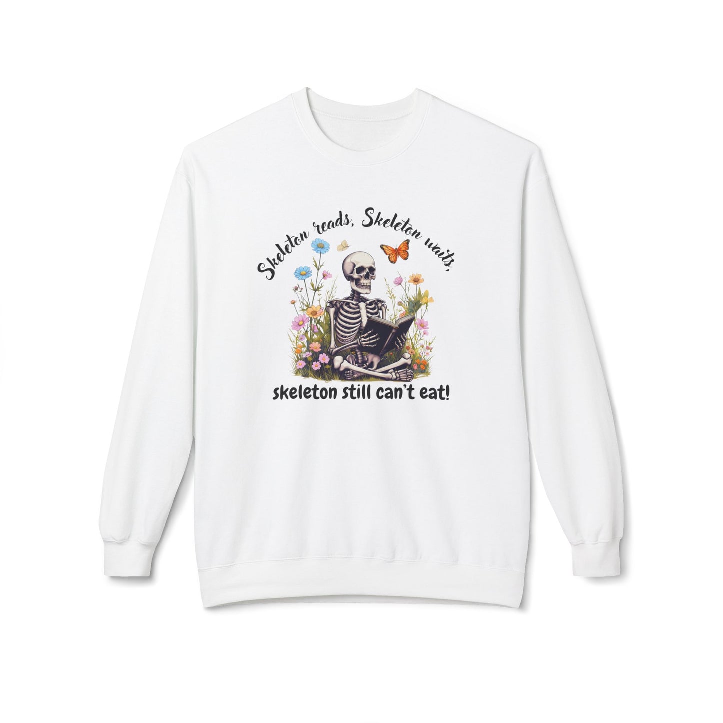 Skeleton waits -  Crewneck Sweatshirt