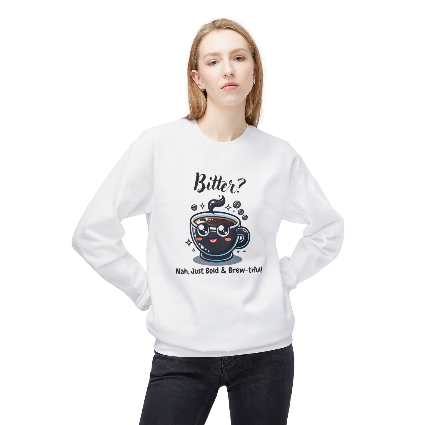 Black coffee drinker -  Crewneck Sweatshirt