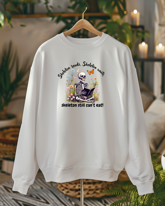 Skeleton waits -  Crewneck Sweatshirt